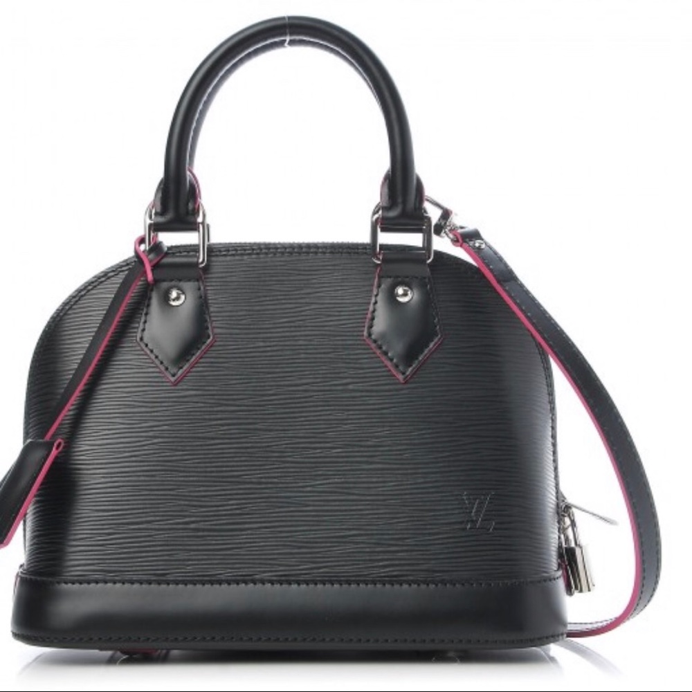 ‼️SOLD‼️ Authentic Louis Vuitton Alma BB Epi Noir - Picture 1 of 8